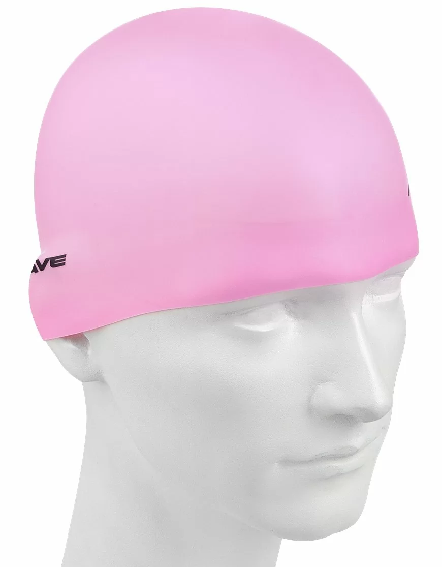 Шапочка для плавания Mad Wave Pastel розовая от магазина Супер Спорт