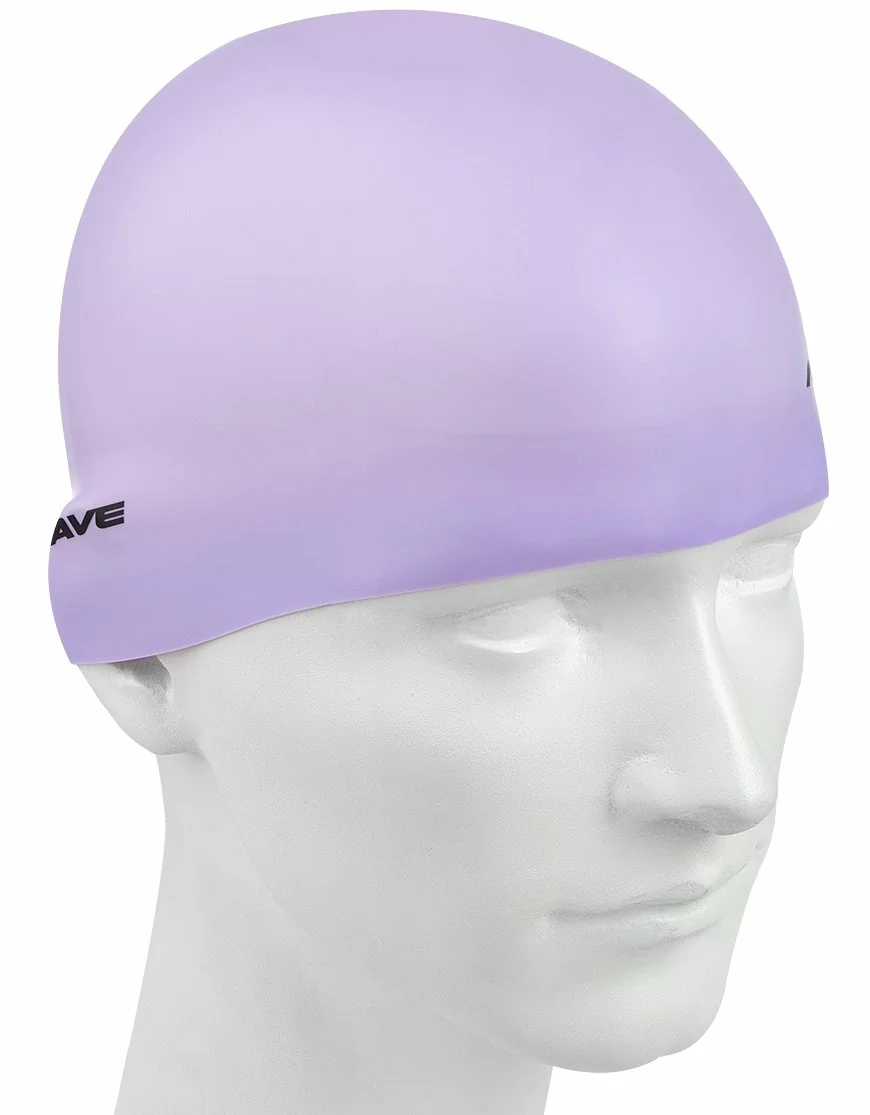 Шапочка для плавания Mad Wave Pastel фиолетовая от магазина Супер Спорт